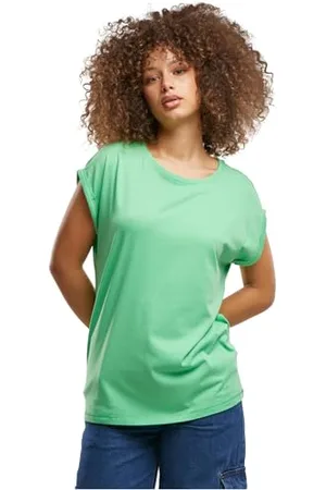 Urban classics Damen Ladies Extended Shoulder Tee T-Shirt, , 5XL