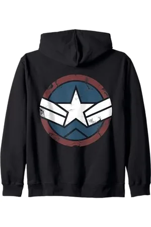 Marvel Captain America Brave New World Comic Logo Kapuzenjacke