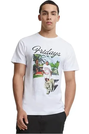 Mister Tee Herren Fridays Tee XXL White