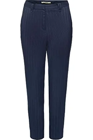 ESPRIT Damen 112ee1b341 Hose, Navy, 34 EU