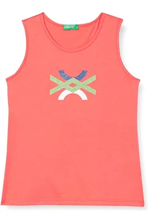 Benetton Mädchen Canotta 3I1XCH012 Top, , S