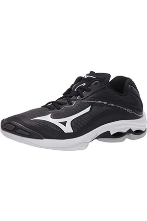 Mizuno Wave Lightning Z6 Damen Volleyball-Schuh, Schwarz/silberfarben, 40.5 EU
