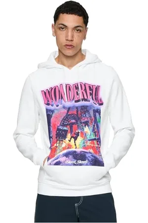 Mister Tee Herren Wonderful Hoody M White