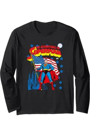 DC Comics Originals Superman Save The World Langarmshirt