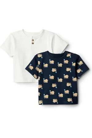 Amazon X Sofia Grainge Kurzärmelige T-Shirts für Baby Jungen, 2er-Pack, , 3-6 Monate