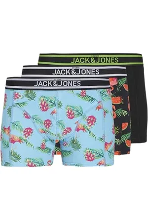 JACK & JONES Herren Jacwatermelon Trunks 3 Pack Sn, Black, m (3er Pack)