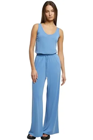 Urban classics Damen TB5000-Ladies Long Sleevless Modal Jumpsuit T-Shirt, , XXL