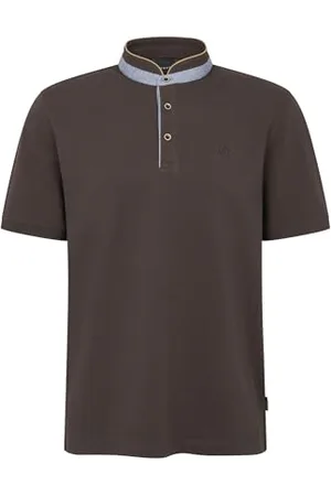 Bugatti Herren Poloshirt Stehkragen Basic Kurzarm Modern Fit