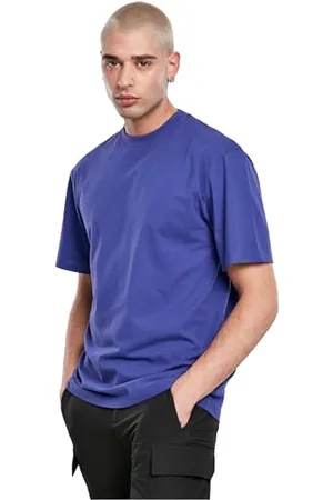 Urban classics Herren T-Shirt Tall Tee, Oversized T-Shirt für Männer, Baumwolle, gerippter Rundhals, , 3XL