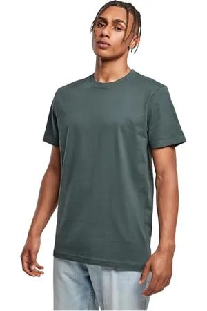 Build Your Brand Herren T-Shirt Round Neck Tee, bottlegreen, L