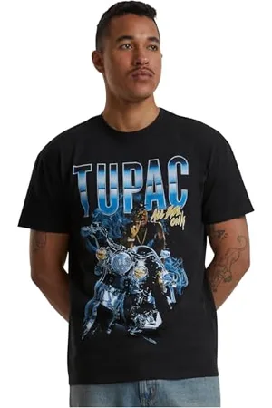 Mister Tee Accessoires Tupac All Eyez On Me Anniversary Oversize Tee M Black