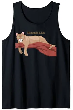 PUMA Berglöwe Faulenzen Kunst Illustration Tank Top