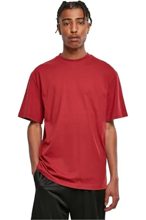 Urban classics Herren T-Shirt Tall Tee, Oversized T-Shirt für Männer, Baumwolle, gerippter Rundhals, , 4XL
