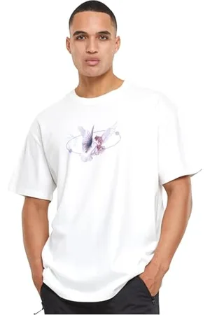 Mister Tee Herren Vive la Liberte Oversize Tee XS White