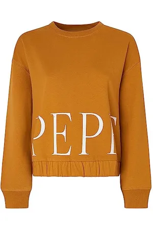 Pepe Jeans Damen Victoria Sweatshirt, Yellow (Ochre Yellow), S