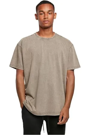Build Your Brand Herren BY189-Acid Washed Heavy Oversize Tee T-Shirt, , XXL
