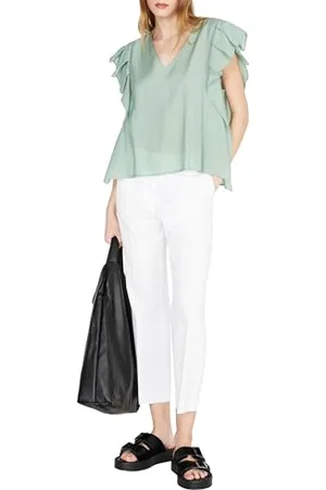 Sisley Womens 52C7LQ04B Blouse, , S