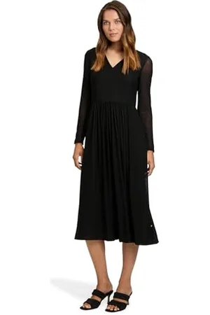 ROBE LÉGÈRE Damen 6615/4078 Kleid, Black, 46