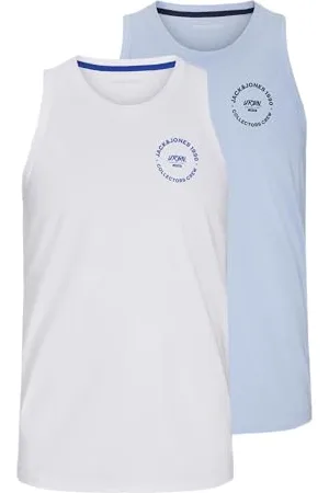 JACK & JONES Jjsimon Tanktop Sl 2Pk Mp Pls