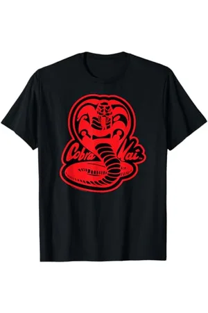 Cobra Kai Rote und schwarze Kobra T-Shirt