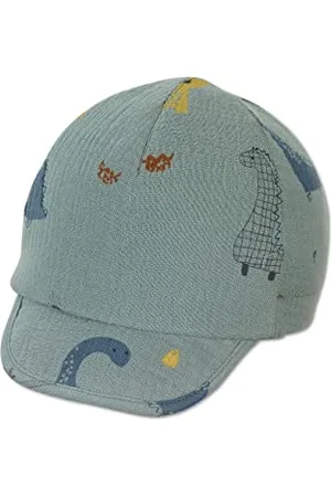 Sterntaler Unisex Kinder Schirmmütze Dinosaurier Kindermütze, , 45 EU