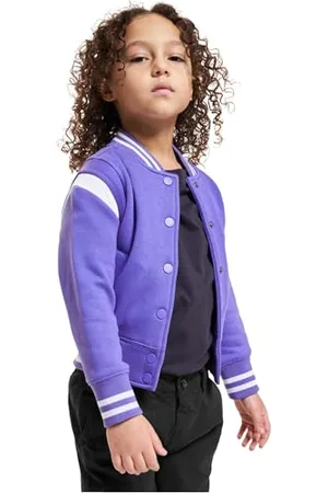 Urban classics Mädchen Girls Inset College Sweat Jacket Jacke, , 158/164