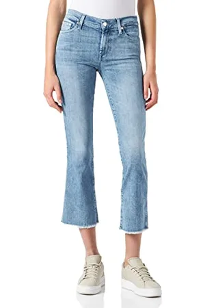 7 for all Mankind Damen Jsabc120bi Jeans, , 28W EU