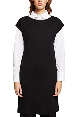 ESPRIT Damen 033ee1e319 Kleid, 001/Black, XXS