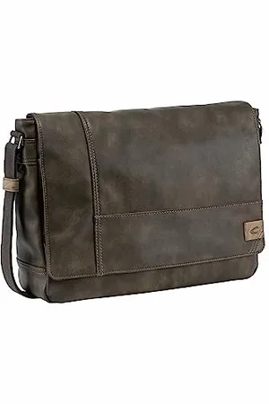 Camel Active Laos Herren Schultertasche Messenger Bag Groß Braun