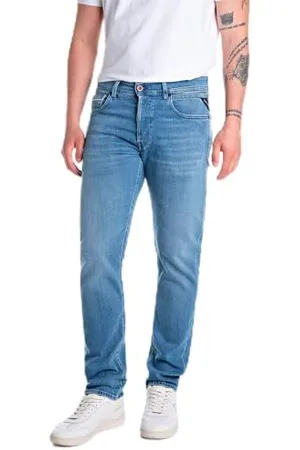 Replay Herren Grover Touch Jeans, , 34 W/30 L
