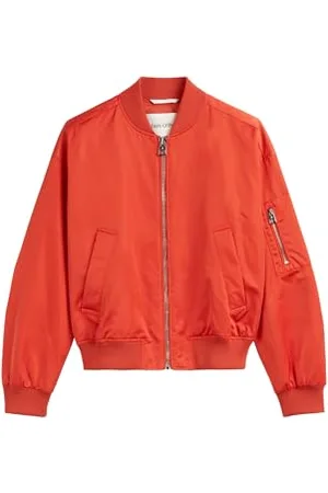 Marc O’ Polo Marc OߴPolo Damen Blouson gefüttert wasserabweisend, Rot (Burnt Red), 32