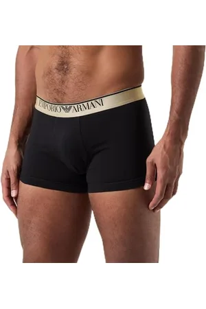 Emporio Armani Herren Shiny Logoband Trunk Badehosen, , M