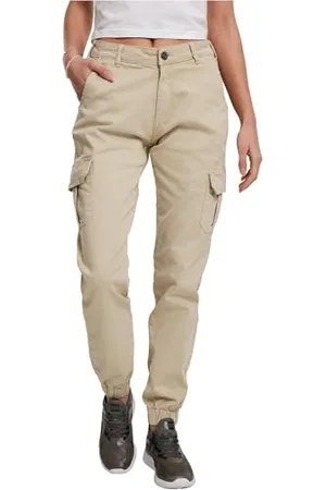 Urban classics Damen Ladies High Waist Cargo Pants Hose, , 29