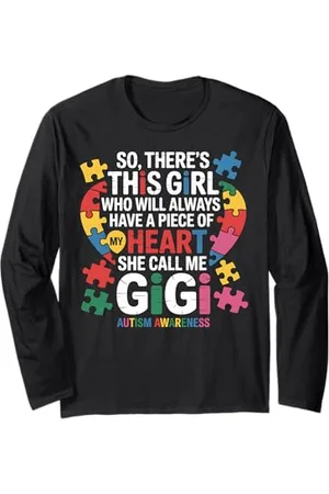 Family 365 Autismus-Bewusstsein Gigi Geschenk, This Girl Will Always Have My Langarmshirt