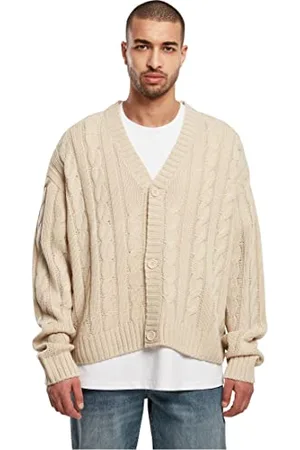 Urban classics Herren Boxy Cardigan Sweatshirts, , XL