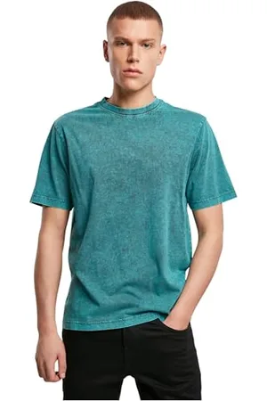 Build Your Brand Mens Acid Washed Tee T-Shirt, , L