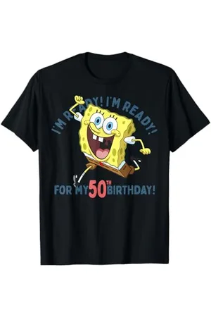 Spongebob Nickelodeon Ready For My 50th Birthday T-Shirt