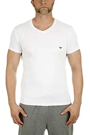 Emporio Armani Herren T-Shirt Iconic Logoband Schlafanzugoberteil, 2, M