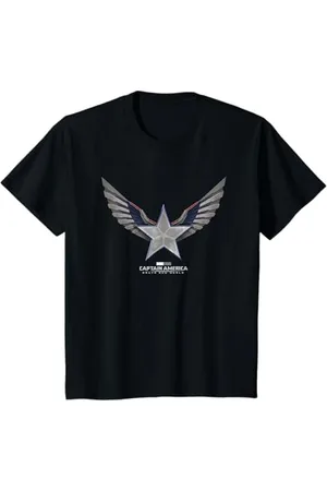 Marvel Kinder Captain America Wings T-Shirt