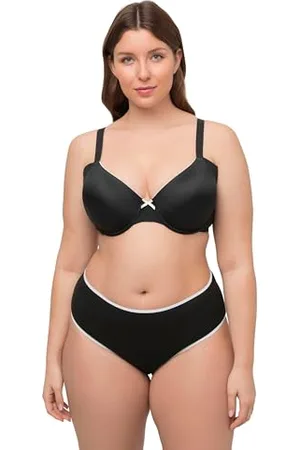 Ulla Popken Damen Bügel, Softschale, Anti-Muffin Effekt BH, , 85D