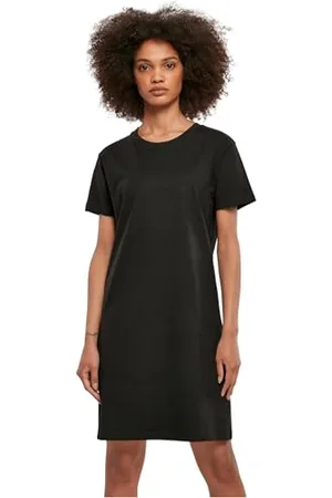Urban classics Damen Ladies Recycled Cotton Boxy Tee Dress Kleid, , M EU