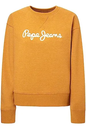 Pepe Jeans Damen Nanette N Sweatshirt, Yellow (Ochre Yellow), XS