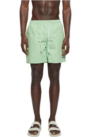 Urban classics Herren Badehose Block Swim Shorts, Badehose für Männer, schnell trocknend, , S