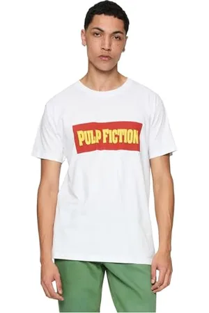 Merchcode Herren T-Shirt Pulp Fiction Logo Tee, Regular Fit, L