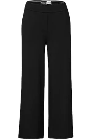 CECIL Damen B378847 Hose, Black, XXL