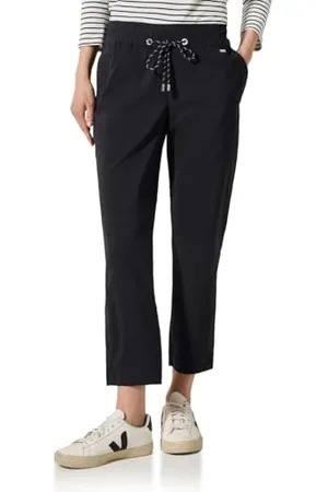 CECIL Damen B379048 Hose, Black, XXL