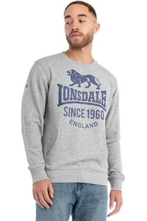 Lonsdale London Herren Rundhals Sweatshirt Normale Passform NOSS, , M, 117549