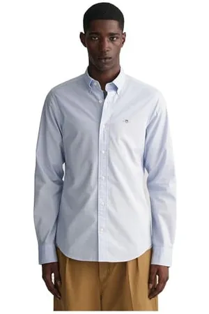 GANT Herren Slim Poplin Shirt Hemd, , XL EU