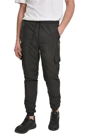 Urban classics Herren TB3669-Cargo Nylon Track Pants Freizeithose, Black, XXL