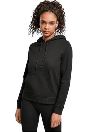 Build Your Brand Damen BB007-Ladies Basic Hoody Kapuzenpullover, Black, XS